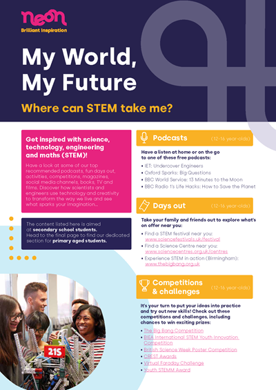 My World My Future Where Can STEM Take Me Page 1